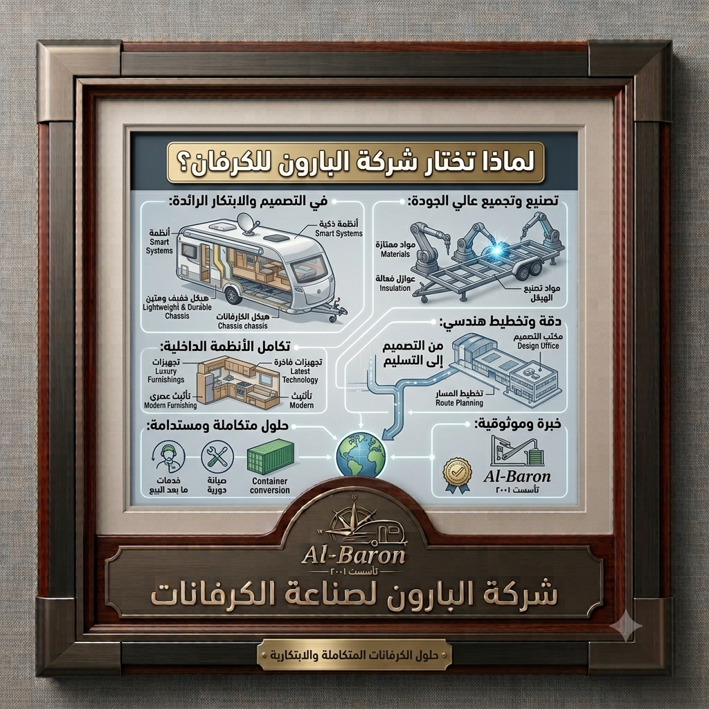لماذا تختار شركة البارون لتصنيع وتوريد الكرفانات والحاويات؟